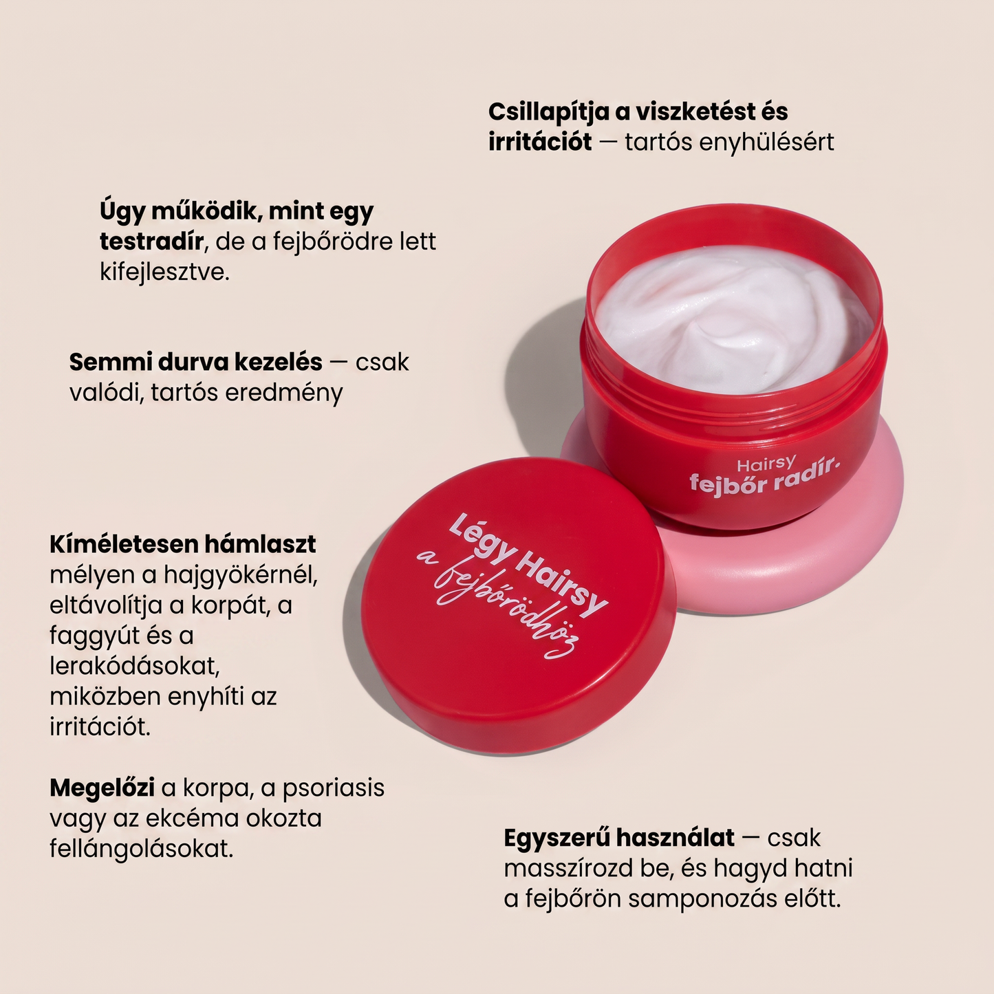 Hairsy – Fejbőrradír