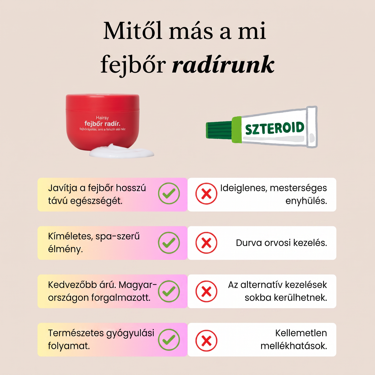 Hairsy – Fejbőrradír